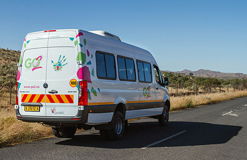Go2 Transfer bus, Namibia
