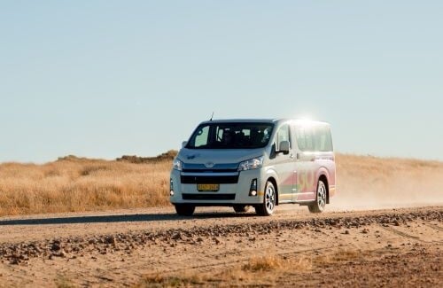 Go2 transfer bus in Namibia