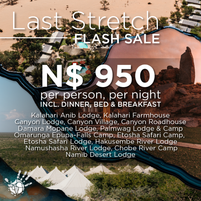 Last Stretch  Flash Sale, Gondwana collection Namibia
