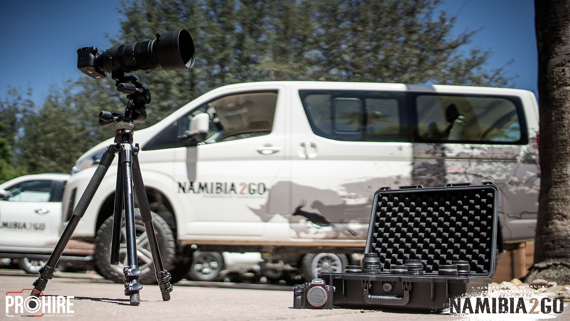 Prohire Photo Kit and Namibia2 Go Rental Car, Namibia