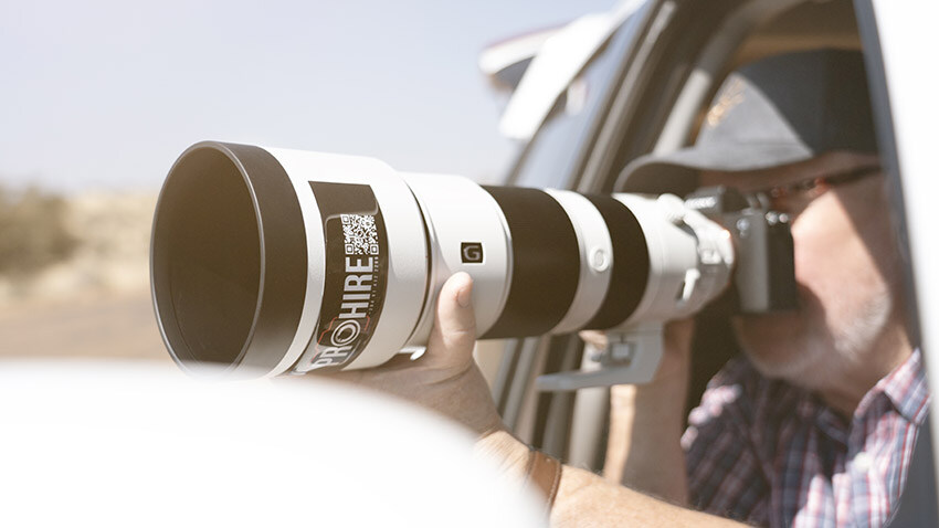 Prohire Rental Photo and Video Packages, close up of lense, Namibia