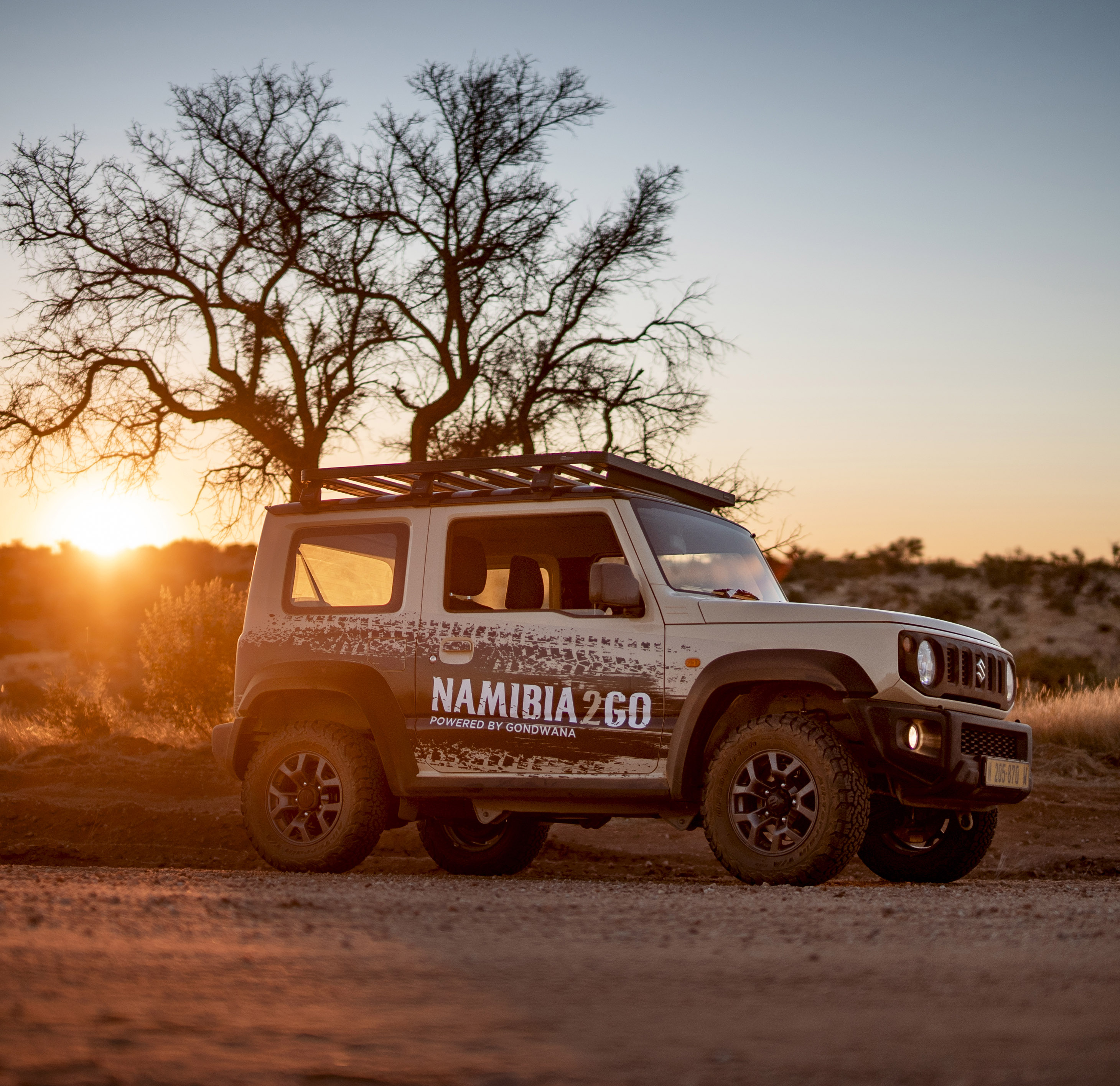 Suzuki Jimny, Namibian sunset