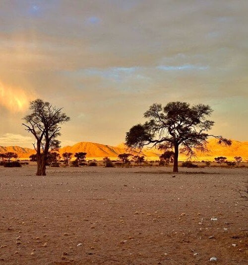 Sunset at Namib Desert Lodge, Namibia