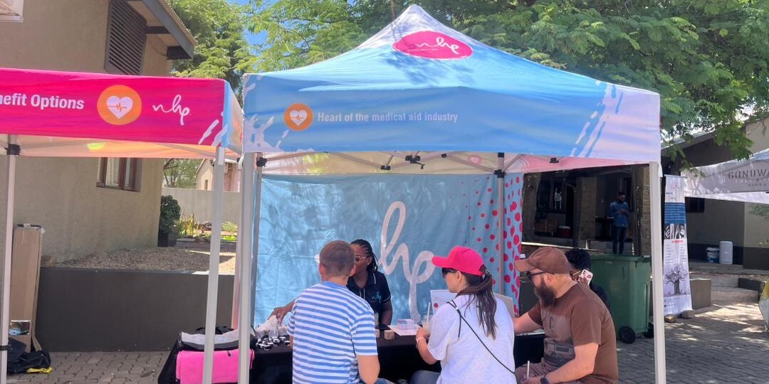 Gondwana participating in Wellness Day here in Windhoek Namibia, health is wealth