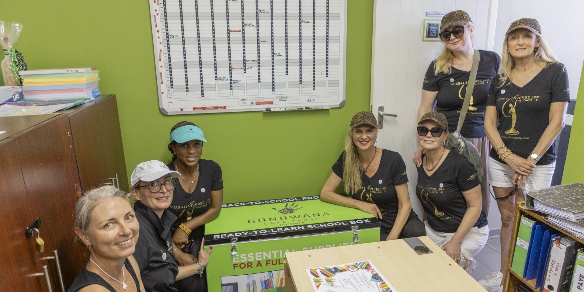 Global United sponsored Back-To-School Box with learning materials