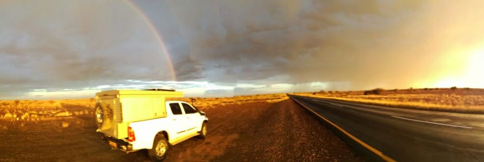 On the road again in Namibia