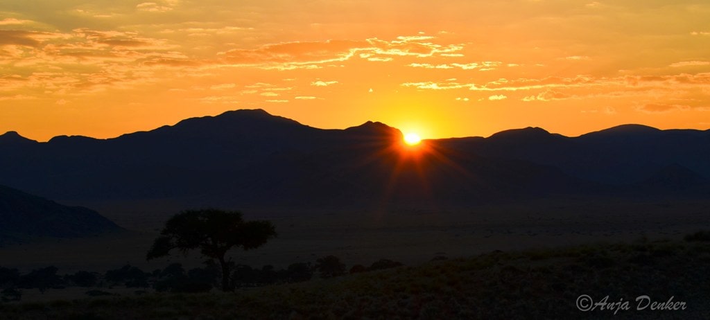 Namibian sunset 