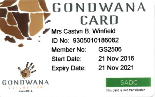 Gondwana Namibian – GN & Gondwana SADC – GS