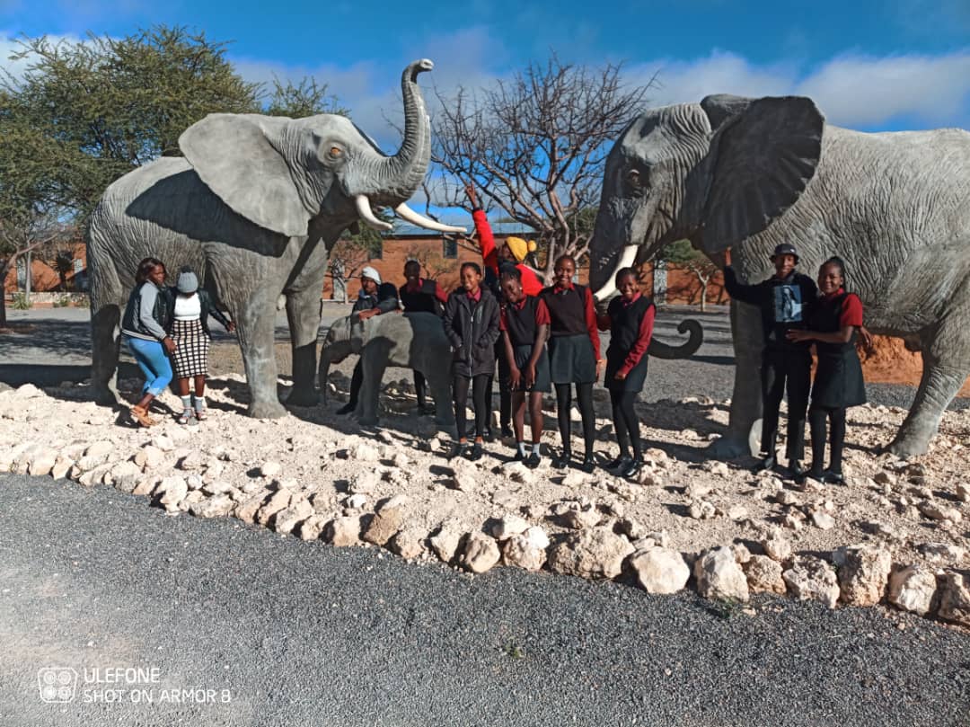 Ellias Amxab School visits Etosha National Park